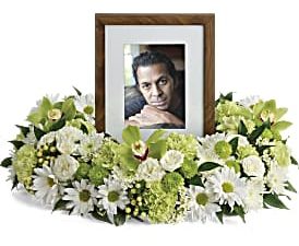 Garden Wreath Photo Tribute