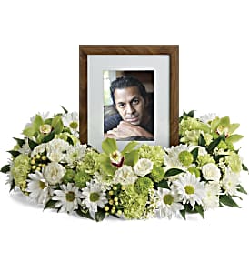 Garden Wreath Photo Tribute